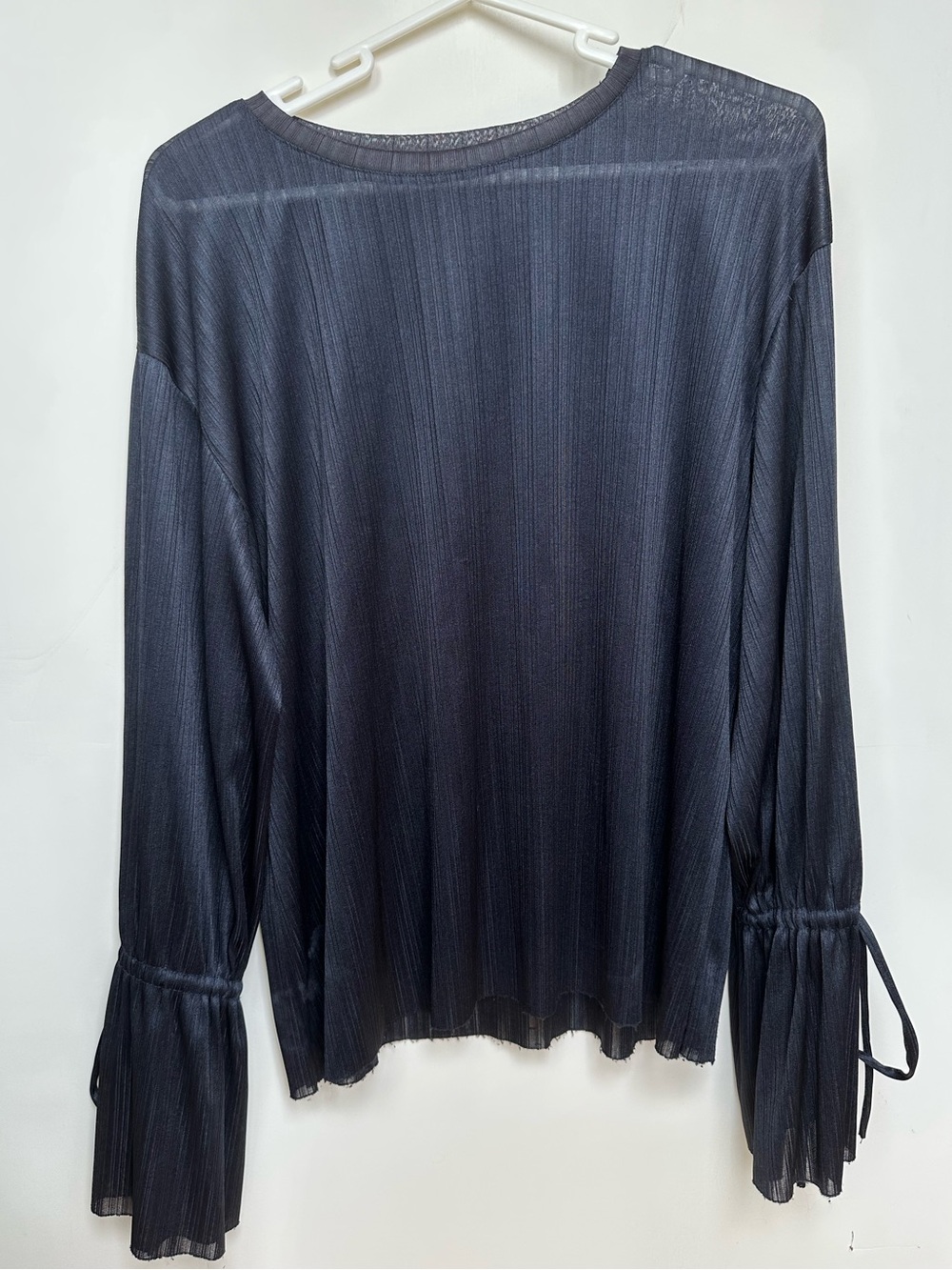 ZARA Slinky Party Top Tie Cuffs L